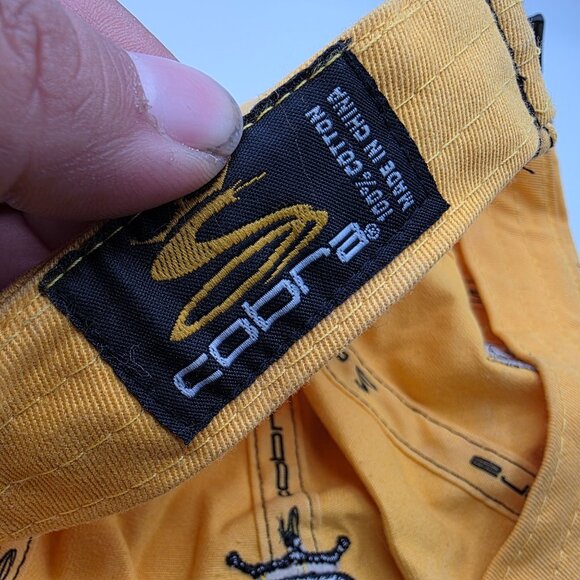 Cobra Footjoy FJ Adults Yellow Baseball Hat Cap Casual Outdoors Adjustable - Picture 6 of 8